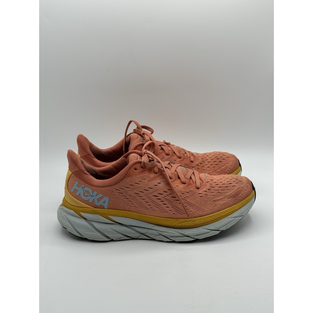 HOKA One One Clifton 8 Women's Size 10 B  Running Athletic Sun Baked/Shell Coral